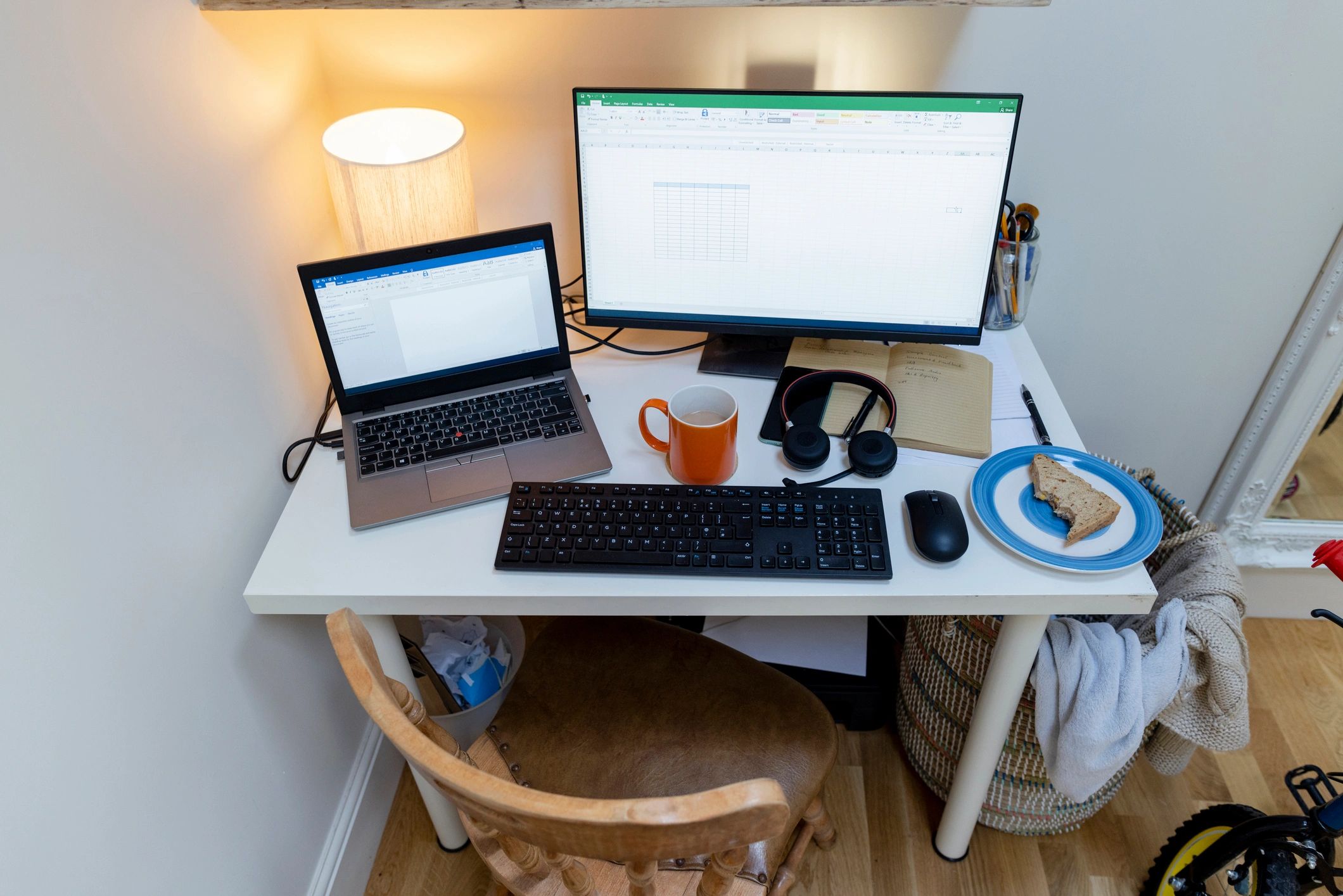 Professional desk setup representing compliance review and tax advisory work
