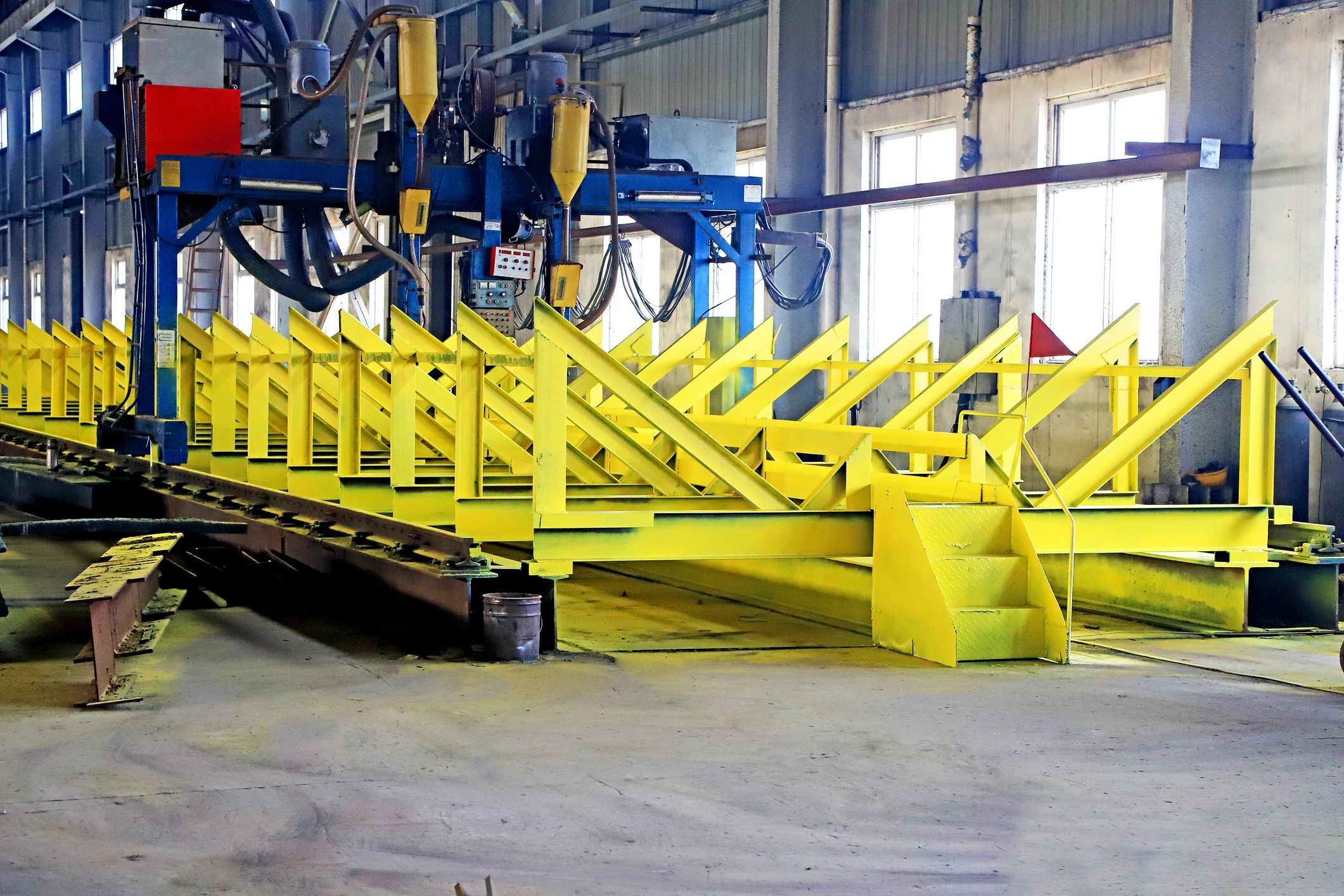 Industrial manufacturing environment representing financial strategy and operational visibility